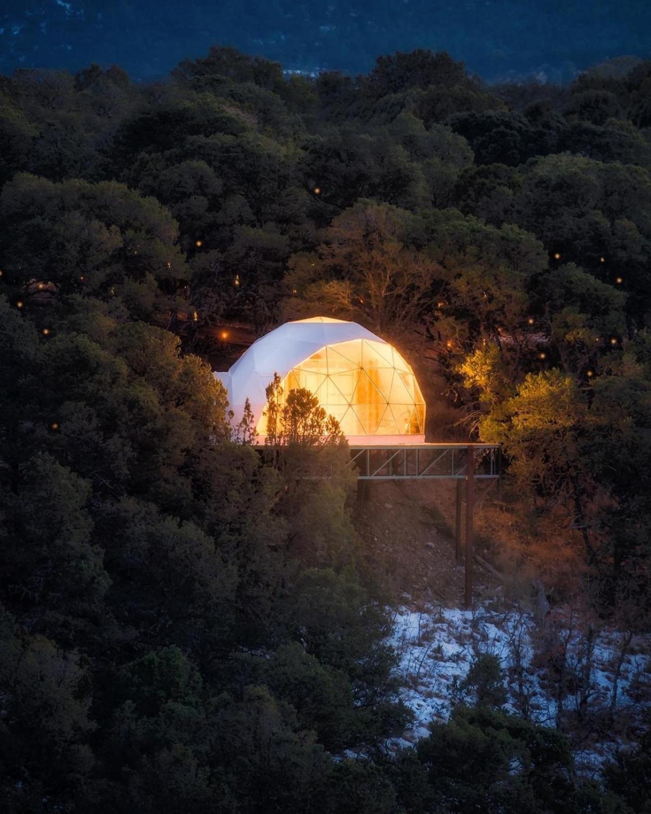 Zia Geo Dome At El Mistico Ranch, Glamping Vila Nogal Exterior foto